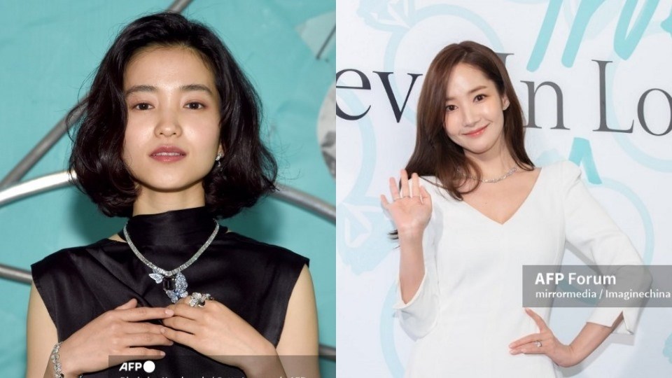 Bộ đôi diễn viên Kim Tae Ri, Park Min Young. Ảnh: AFP. Bộ đôi diễn viên Kim Tae Ri, Park Min Young. Ảnh: AFP.