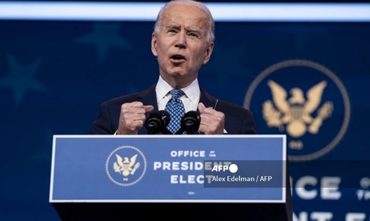 Tổng thống Mỹ Joe Biden đã thông báo về kế hoạch gia tăng lượng khí đốt được vận chuyển đến Châu Âu. Ảnh: AFP