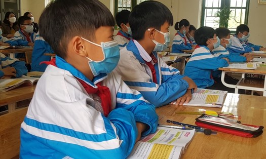 Học sinh cấp tiểu học trên địa bàn tỉnh Ninh Bình sẽ trở lại trường học trực tiếp kể từ ngày 4.4. Ảnh: NT