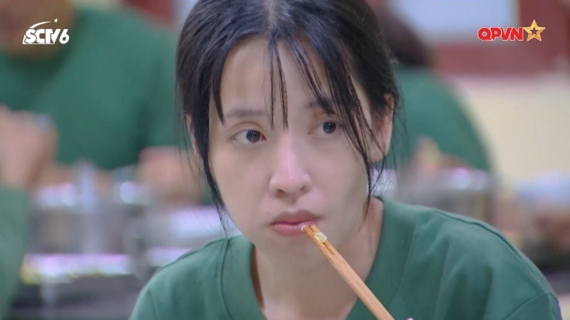 Puka thất thần rơi nước mắt trước sự nghiêm khắc của Đại đội trưởng. Ảnh: BTC