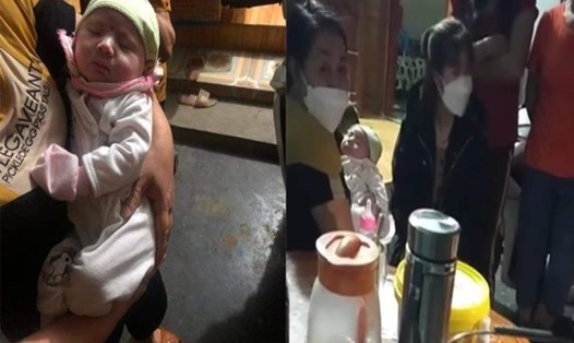 Bé gái bị bỏ rơi trước cửa nhà người dân ở Xuân Vân, Yên Sơn, Tuyên Quang.