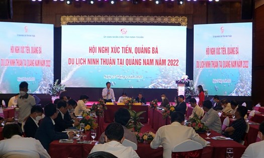 Ninh Thuận tổ chức hội nghị xúc tiến du lịch tại Quảng Nam. Ảnh: AT
