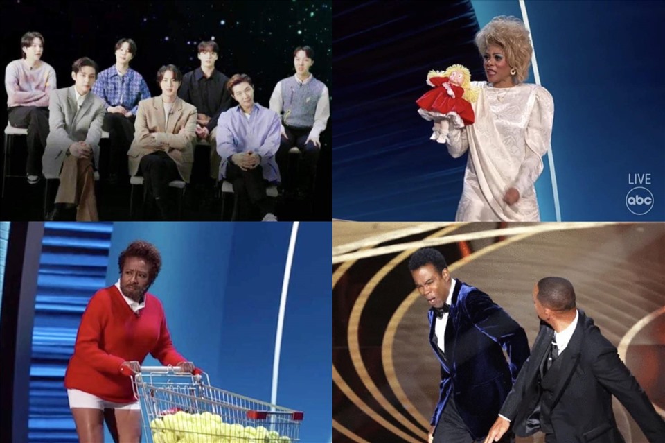 Oscar 2022 ồn ào không chỉ bởi cú tát của Will Smith. Ảnh: CMH.