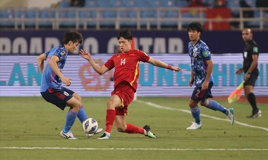 Tuyển Việt Nam có cuộc đọ sức với tuyển Nhật Bản tại vòng loại thứ 3 World Cup 2022. Ảnh: Hoài Thu
