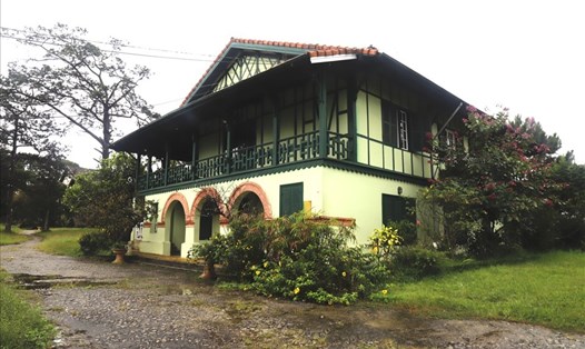 Một biệt thự cổ mà Công ty Casada đã thuê của tỉnh Lâm Đồng. Ảnh CC