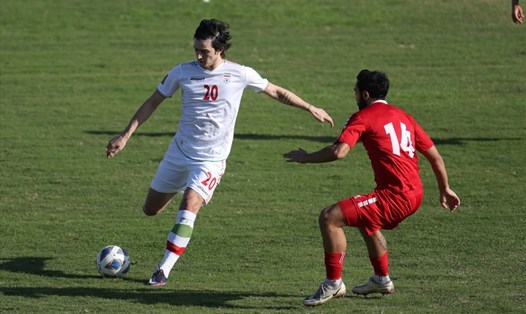 Tuyển Iran (áo trắng) sẽ có trận đấu dễ dàng trên sân nhà trước Lebanon. Ảnh: AFC