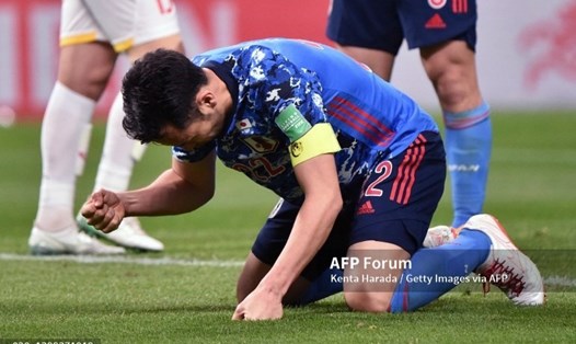 Tuyển Nhật Bản có trận hòa đáng thất vọng 1-1 trước tuyển Việt Nam. Ảnh: AFP