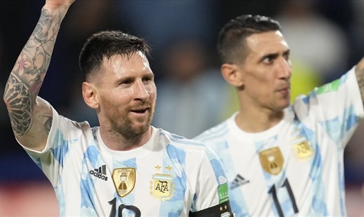 Messi sẽ dẫn dắt Albiceleste ở World Cup 2022. Ảnh: AFP