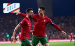 Ronaldo kiến tạo, Bruno lập cú đúp, Bồ Đào Nha có vé World Cup 2022