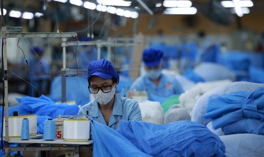 Doanh nghiệp ngành dệt may đang thiếu hụt lao động do tác động của dịch COVID-19. Ảnh: Hải Nguyễn