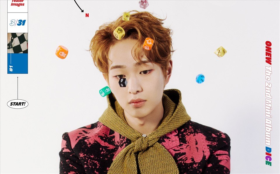 Onew (SHINee) sẽ trở lại với mini album "Dice" vào ngày 11.4. Ảnh: SM Entertainment Onew (SHINee) sẽ trở lại với mini album "Dice" vào ngày 11.4. Ảnh: SM Entertainment