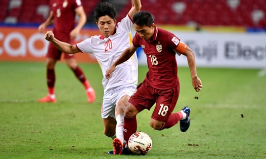 Tuyển Thái Lan đã thắng tuyển Việt Nam tại bán kết AFF Cup 2020 sau đó thẳng tiến đến ngôi vô địch. Ảnh: Thairath