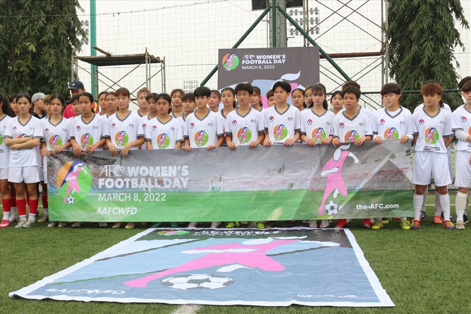 Hưởng ứng Ngày hội bóng đá nữ Châu Á AFC 2022