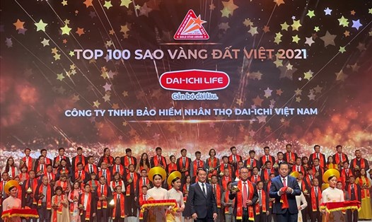 Công ty Bảo hiểm Nhân thọ Dai-ichi Việt Nam (Dai-ichi Life Việt Nam) vừa vinh dự nhận danh hiệu “Top 100 Giải thưởng Sao Vàng đất Việt năm 2021”