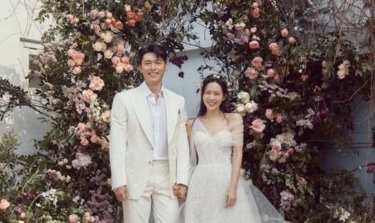 An ninh bên ngoài đám cưới Son Ye Jin và Hyun Bin được thắt chặt, đám cưới quy mô thân mật dưới 200 khách mời. Ảnh: The Fact