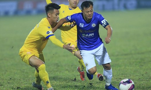 Trận Nam Định - Hà Nội ở vòng 3 V.League 2022 đã bị hoãn. Ảnh: VPF