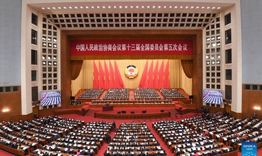 Ngày 5.3, Trung Quốc thông báo tăng ngân sách quốc phòng năm 2022. Ảnh: Tân Hoa Xã