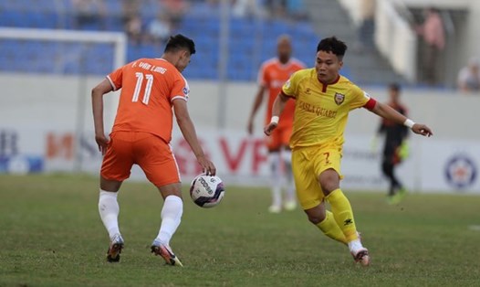 Câu lạc bộ Đà Nẵng đặt mục tiêu đánh bại Hồng Lĩnh Hà Tĩnh ở vòng 3 V.League 2022. Ảnh: VPF