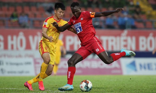 Câu lạc bộ Hải Phòng tiếp đón Thanh Hoá trên sân nhà tại vòng 3 V.League 2022. Ảnh: VPF