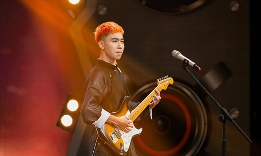 Tùng Giang là một trong những Rocker GenZ gây chú ý tại chương trình "Rock Việt 2022". Ảnh: NVCC