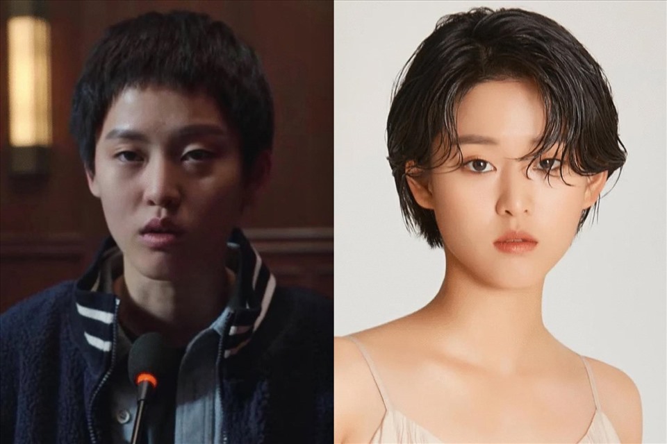 Nữ diễn viên Lee Yeon gây sốc khi "giả trai" trong "Tòa án vị thành niên". Ảnh: Naver