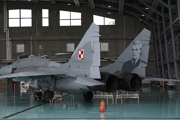 Mỹ cho phép các nước NATO cung cấp máy bay chiến đấu cho Ukraina. Trong ảnh là MiG-29 ở Ba Lan. Ảnh: Getty