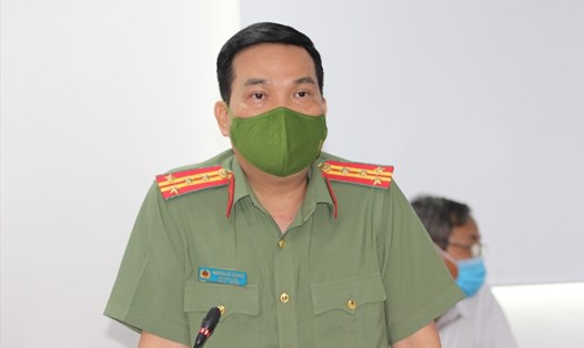 Đại tá Nguyễn Sỹ Quang - Phó Giám đốc Công an TPHCM.  Ảnh: Huyên Nguyễn