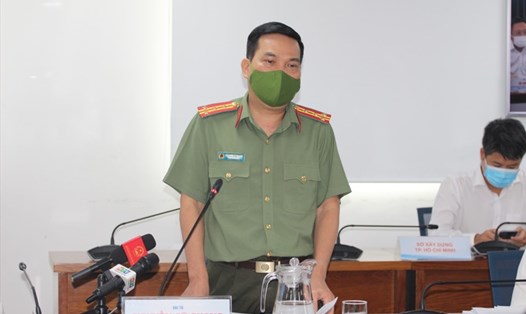 Đại tá Nguyễn Sỹ Quang - Phó Giám đốc Công an TPHCM. Ảnh: Huyên Nguyễn