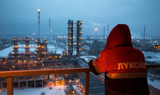 Khu phức hợp khai thác dầu mỏ tại nhà máy lọc dầu Lukoil-Nizhegorodnefteorgsintez, do OAO Lukoil điều hành, ở Nizhny Novgorod, Nga. Ảnh: Lukoil