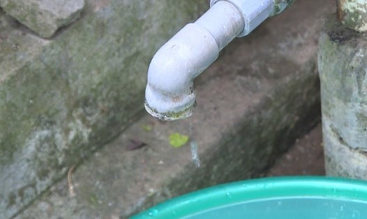 Nhiều nơi tại Thái Bình vẫn còn tình trạng thiếu nước sạch sinh hoạt. Ảnh: H.T