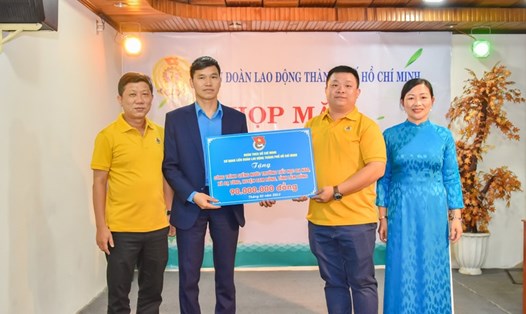 LĐLĐ TP. Hồ Chí Minh hỗ trợ làm giếng nước cho trường học vùng sâu ở Lâm Đồng. Ảnh Hoàng Nam