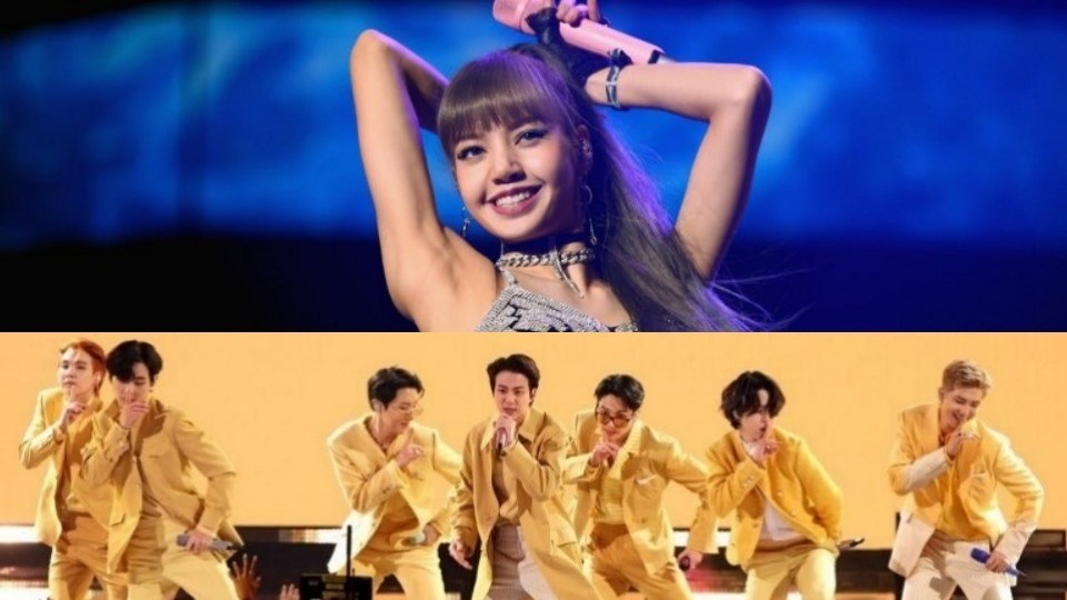 Lisa của BlackPink và BTS vừa ghi nhận thành tích mới. Ảnh: AFP. Lisa của BlackPink và BTS vừa ghi nhận thành tích mới. Ảnh: AFP.