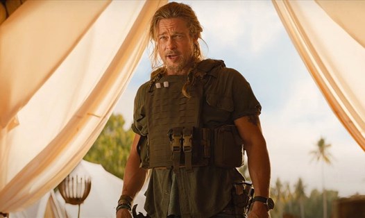 Brad Pitt nhận vai cameo ﻿trong "Thành phố mất tích". Ảnh: CGV.