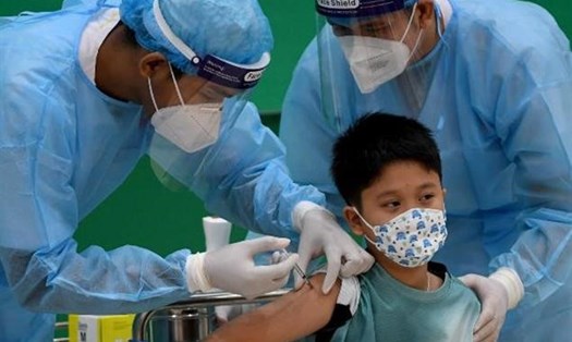 Tỉnh Hải Dương dự kiến tiêm vaccine cho trẻ 5-11 tuổi từ giữa tháng 4. Ảnh: Cổng TTĐT Hải Dương