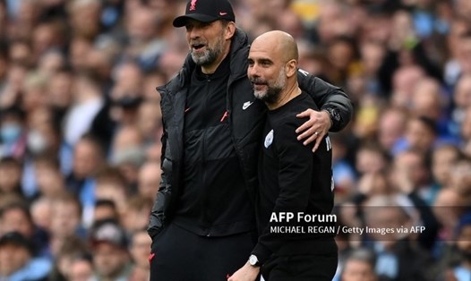 Man City và Liverpool bất phân thắng bại, 2 huấn luyện viên Jurgen Klopp và Pep Guardiola còn phải tính toán cho phần còn lại của mùa giải. Ảnh: AFP