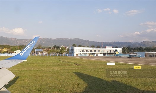 Bamboo Airways thông báo sẽ tạm dừng các chuyến bay cất/hạ cánh tại Sân bay Điện Biên. Ảnh: Văn Thành Chương