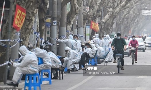 Biến thể Omicron gia tăng khiến hàng loạt tỉnh, thành phố ở Trung Quốc lo ngại phong tỏa như Thượng Hải. Ảnh: AFP