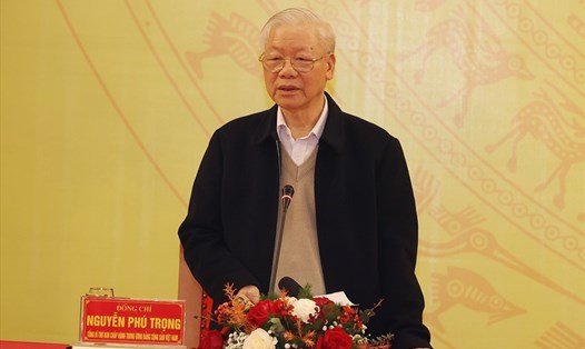 Tổng Bí thư Nguyễn Phú Trọng, Trưởng Ban Chỉ đạo Trung ương về phòng, chống tham nhũng, tiêu cực. Ảnh: TTXVN