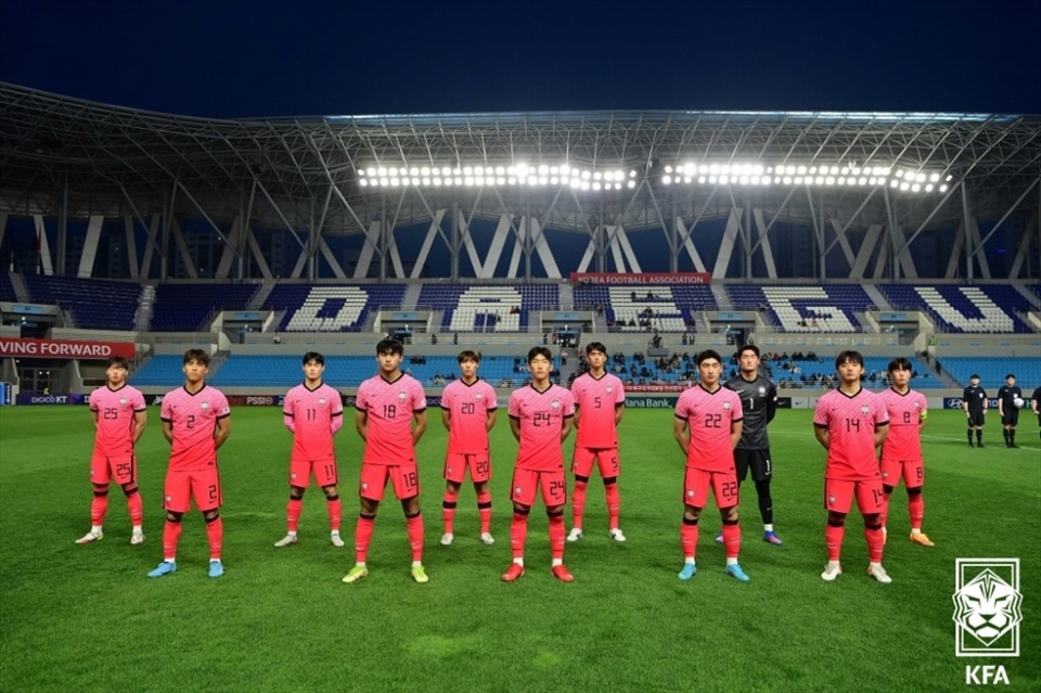 U20 Hàn Quốc mang lực lượng mạnh nhất đấu U23 Việt Nam