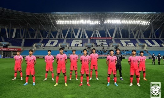 U20 Hàn Quốc sẽ là bài kiểm tra chất lượng cho U23 Việt Nam. Ảnh: KFA