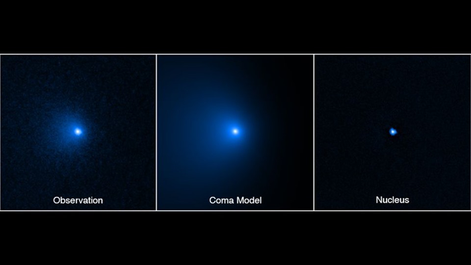 Hubble confirms largest comet ever observed