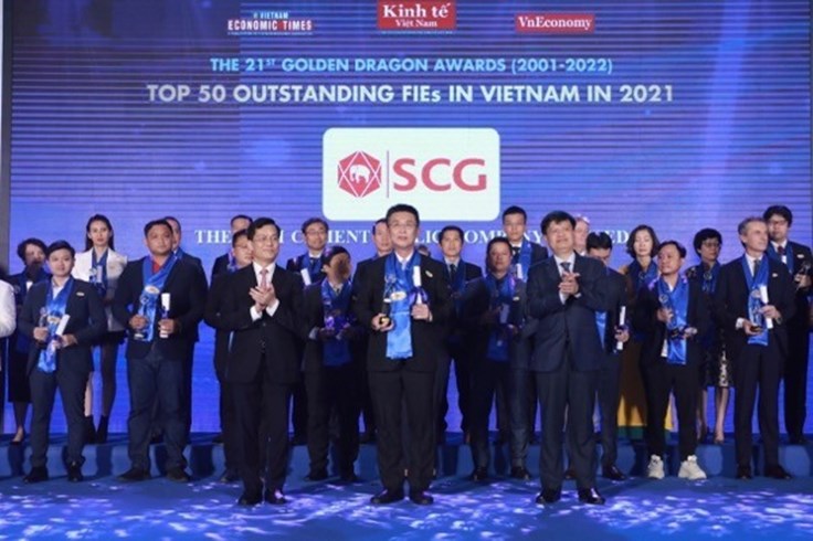 SCG được vinh danh trong top 50 doanh nghiệp FDI tiêu biểu tại VN SCG được vinh danh trong top 50 doanh nghiệp FDI tiêu biểu tại VN