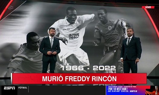 Freddy Rincon từng khoác áo Real Madrid và là thành viên quan trọng của đội tuyển Colombia. Ảnh: SportsCenter