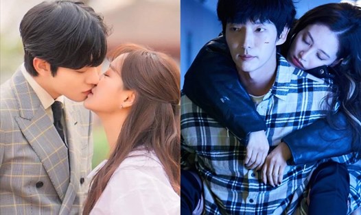 "Hẹn hò chốn công sở" dẫn đầu bảng xếp hạng diễn viên và phim truyền hình hot nhất tuần. Ảnh: SBS, tvN.