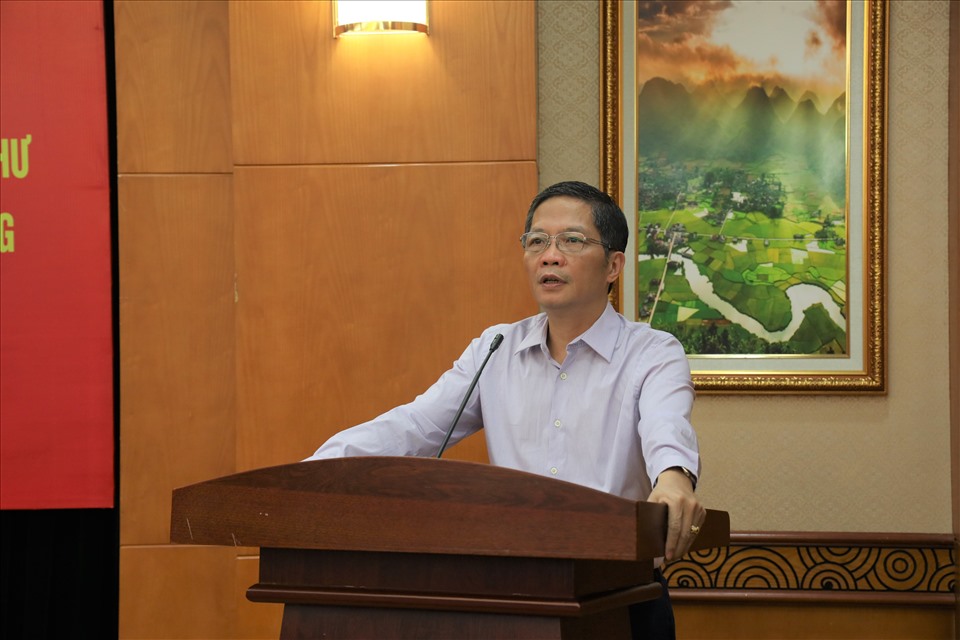 Ông Trần Tuấn Anh, Trưởng Ban Kinh tế Trung ương phát biểu tại Hội nghị.