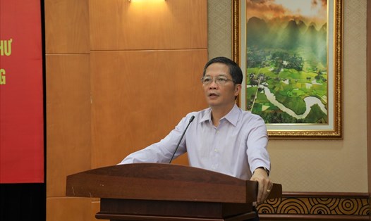 Ông Trần Tuấn Anh, Trưởng Ban Kinh tế Trung ương phát biểu tại Hội nghị.