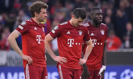 Bayern vừa rời Champions League sau trận thua Villarreal. Ảnh: AFP