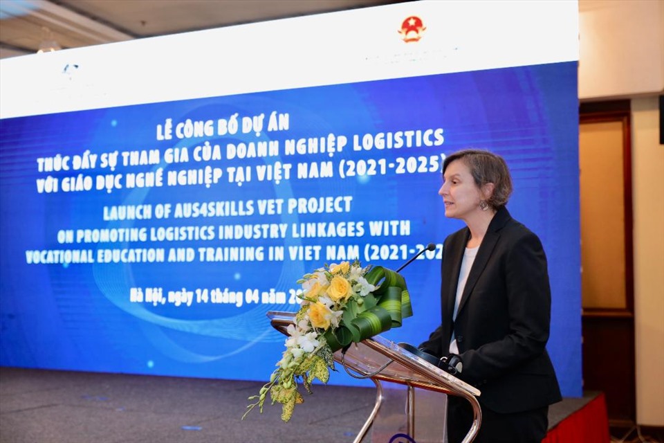 Bà Bridget Collier, Quyền Phó Đại sứ Australia tại Việt Nam. Ảnh: Khánh Minh