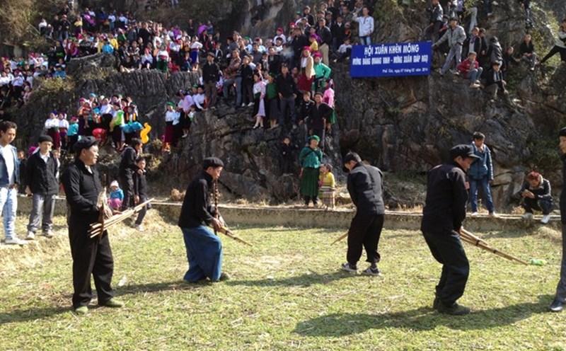 Lễ hội khèn Mông lần thứ VII sẽ được tổ chức vào dịp nghỉ lễ 30.4 và 1.5. Ảnh LĐO