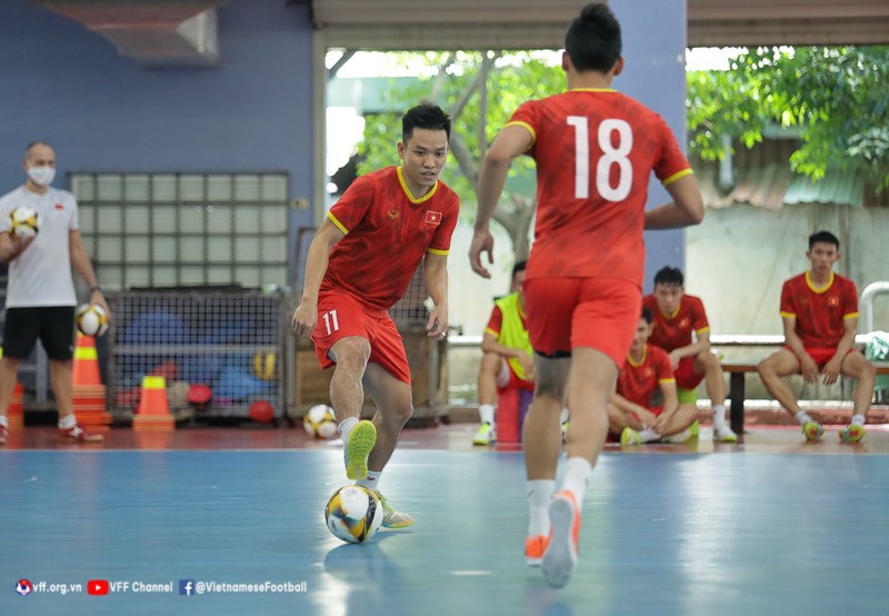 Tuyển futsal Việt Nam tập trung, hướng đến mục tiêu cao tại SEA Games 31
